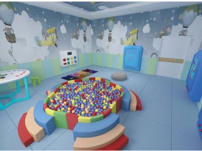 Children's multimedia sensory interaction training room